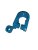 ESO Fuel tank holder - Plastic Blue