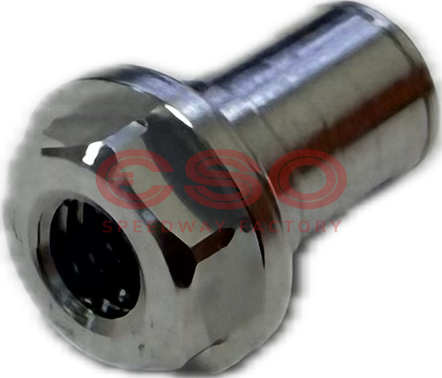 DEFRA Clutch Nut wtih Hexagon - 6 pcs - Red