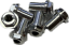 DEFRA Clutch Nut wtih Hexagon - 6 pcs - Silver