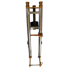 ESO Front fork 889 Fixed Chrome + Gold