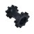 JAWA Front wheel hub 36holes Black