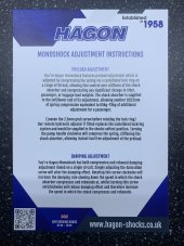 LT Rear shock absorber HAGON