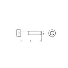 Screw M5x16 Hexagon socket Head Cap