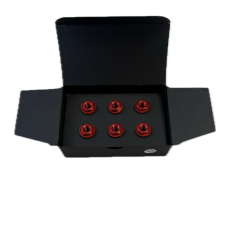 DEFRA Clutch Nut wtih Hexagon - 6 pcs - Red