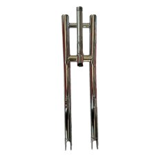 ESO Front fork 889 Fixed H-section Chrome