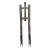 ESO Front fork 889 Fixed H-section Chrome