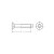 Screw M6x8 Hexagon socket countersunk head cap