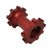JAWA Front wheel hub 36holes Red