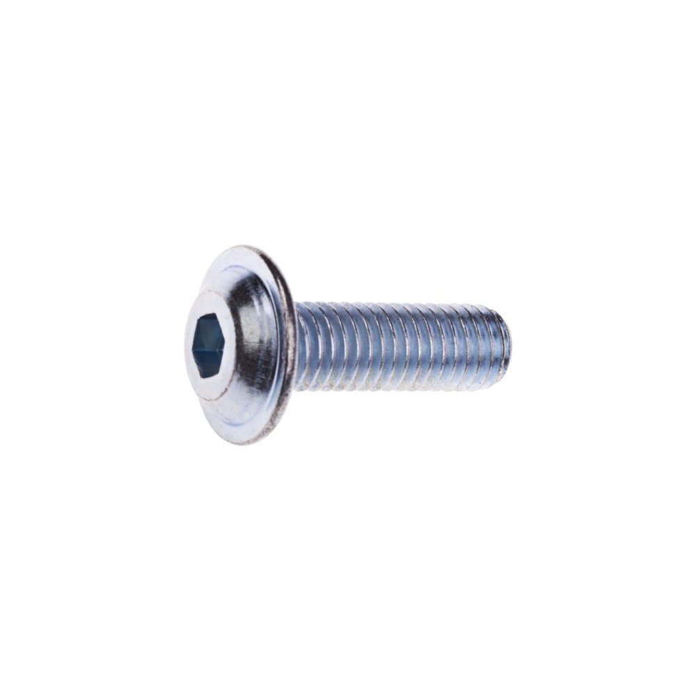 Button head with flange