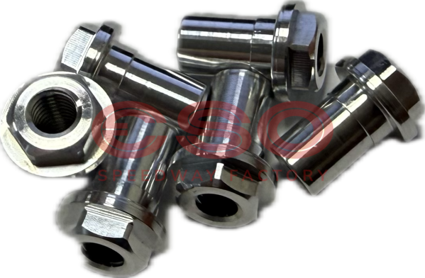 DEFRA Clutch Nut wtih Hexagon - 6 pcs - Silver
