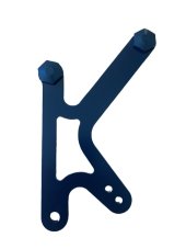 Left Footrest Support complet - Blue