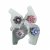 Throttle top screw SILVER with window