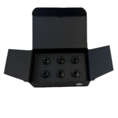 DEFRA Clutch Nut wtih Hexagon - 6 pcs - Black