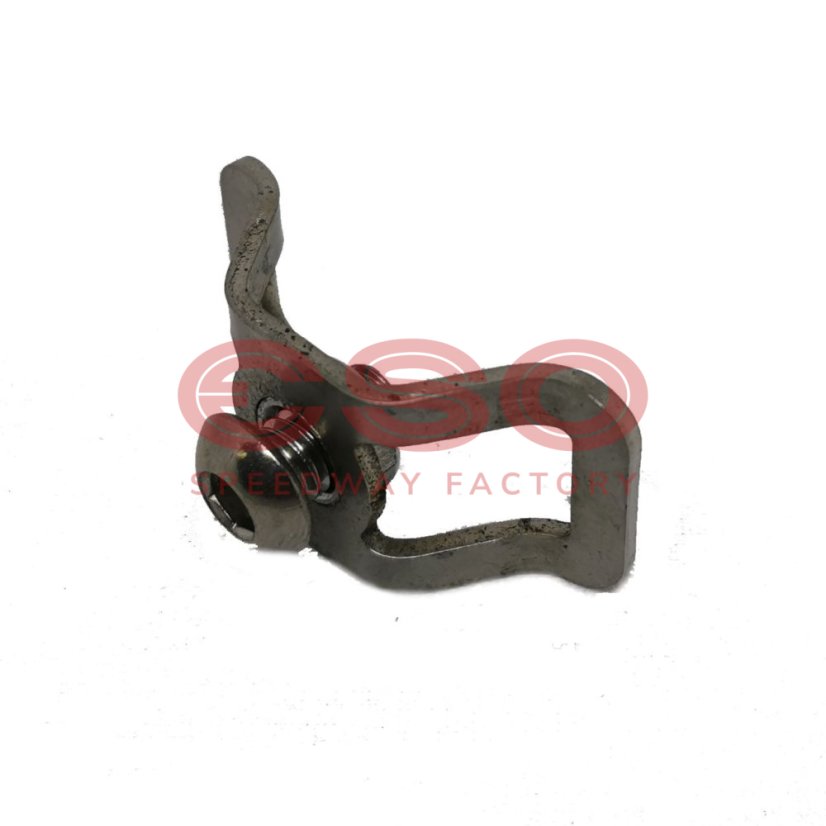 Carbon exhaust cover clip