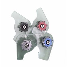 Throttle top screw SILVER with window