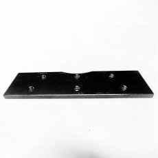 Belt cover bottom plate LT - connection plate - Black