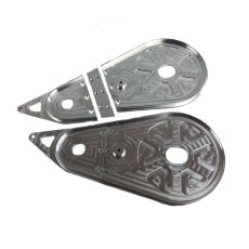 Belt cover bottom plate LT - complete Black