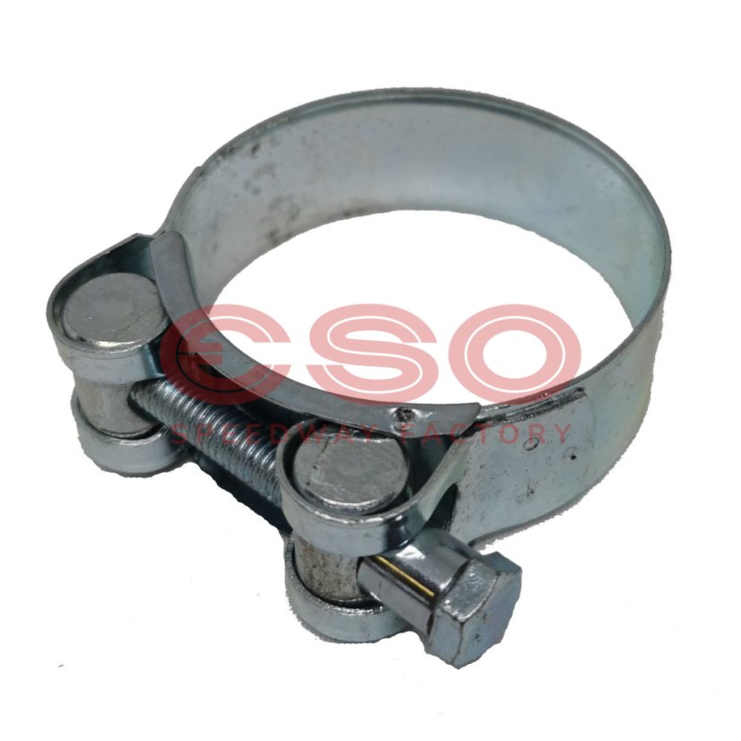 Clamp silencer x exhaust - stainless steel