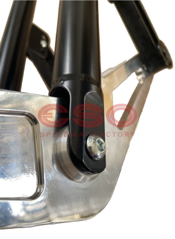 ESO Front fork 889 Fixed Black + Silver