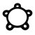 Rear wheel cover ring M8 Black